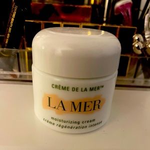 Empty La Mer moisturizer container 2oz